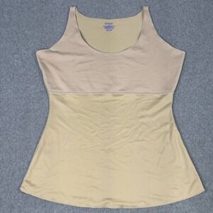 Spanx Hide‎ and Sleek Smoothing Camisole Women's Size 1x Scoop Neck Nude